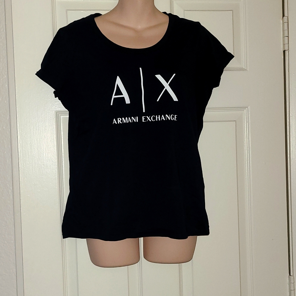 Black Armani Exchange shirt